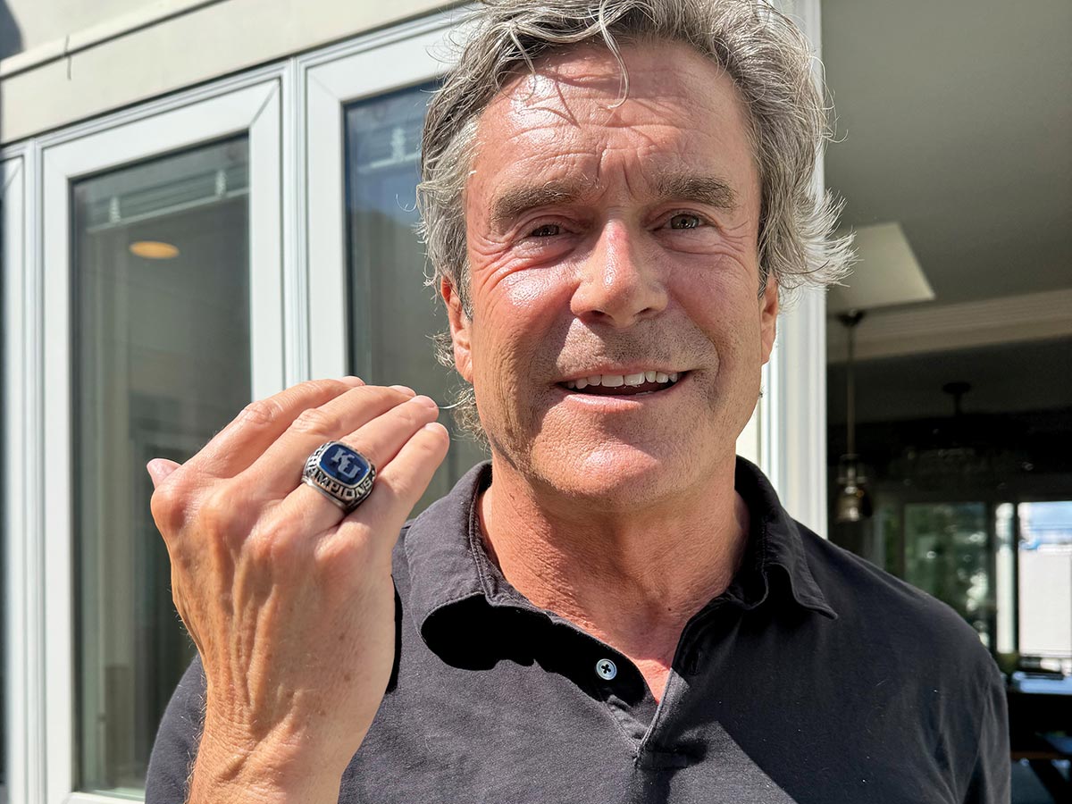 A familiar ring: KU athlete recovers cherished memento