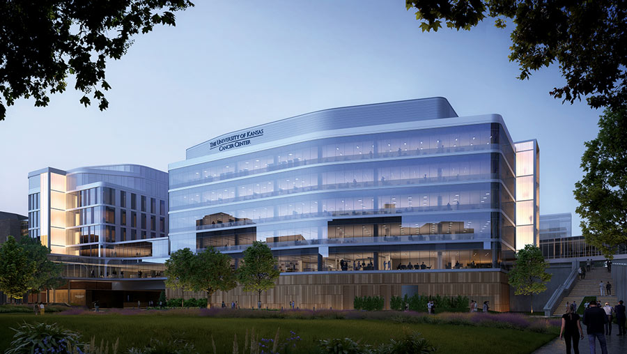 Construction underway on new KU Cancer Center complex