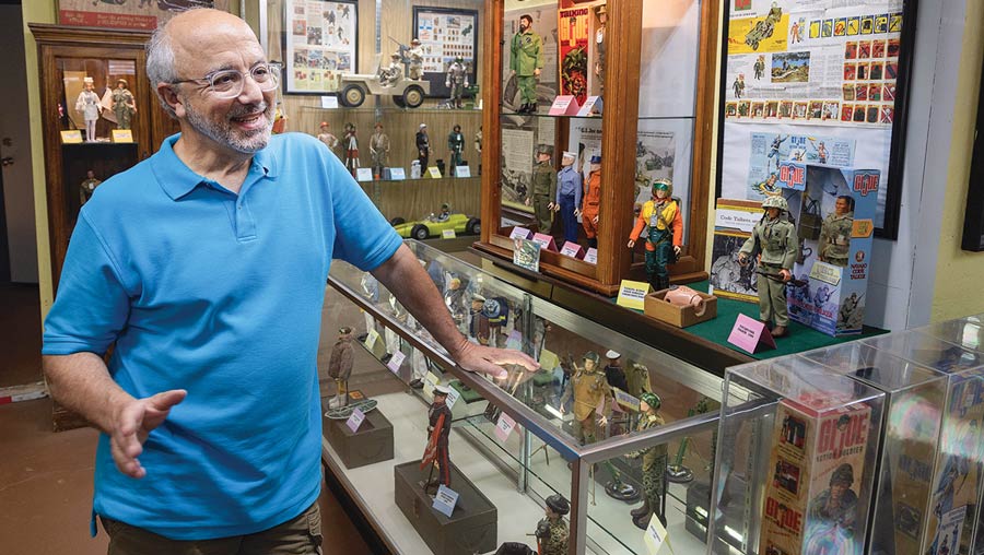 Toy restorer commands largest public display of iconic G.I. Joes