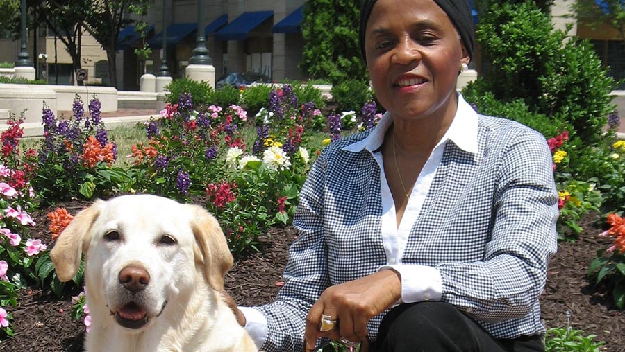 The translator: Cynthia Bryant of The Seeing Eye