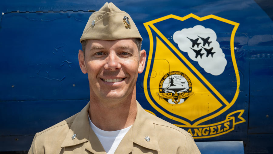 Jayhawk Logan Peck to soar with the Blue Angels