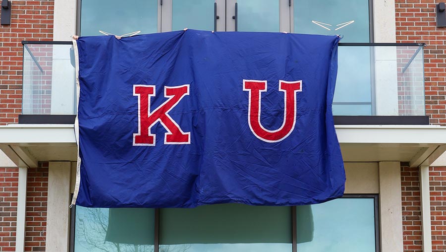 Fraser Hall flag up for auction at Rock Chalk Forever 2026