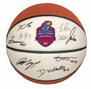 Autographed KU basketball