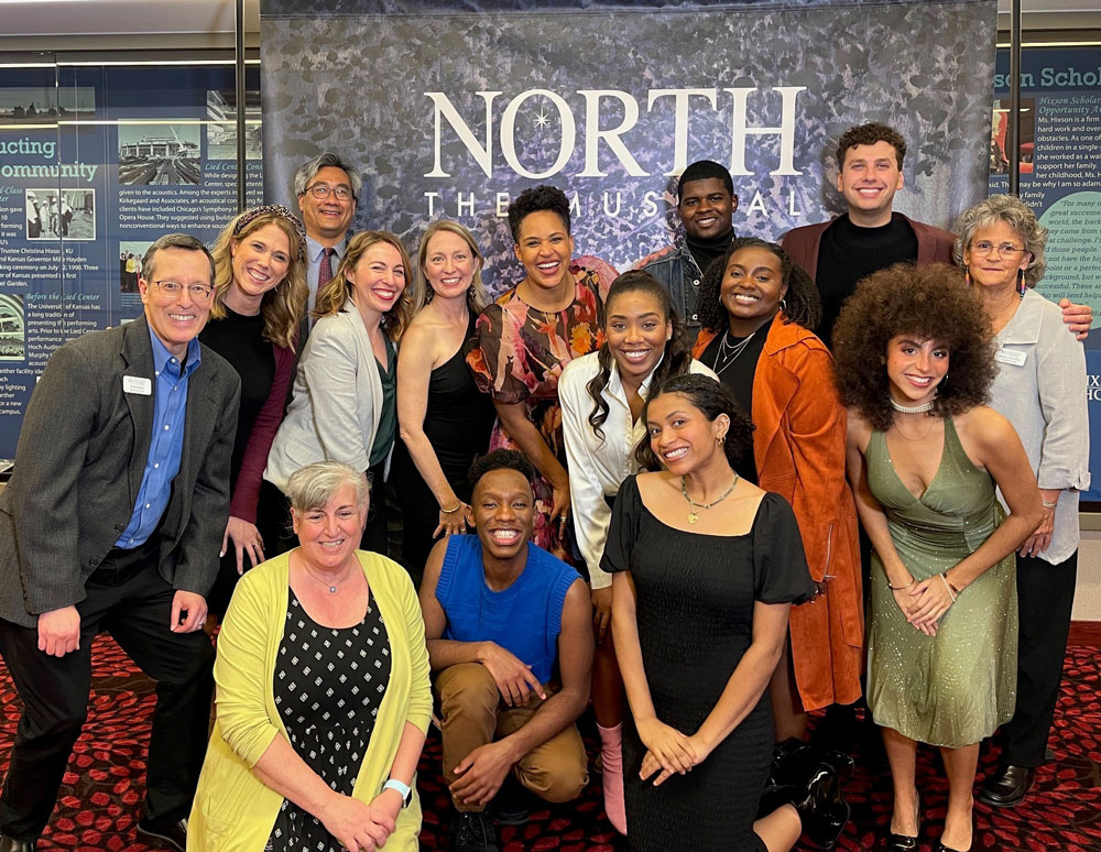 Derek Kwan and the cast of North