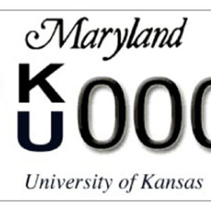 Maryland License Plate