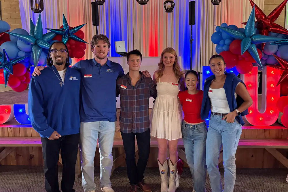 Students at Jayhawk Roundup