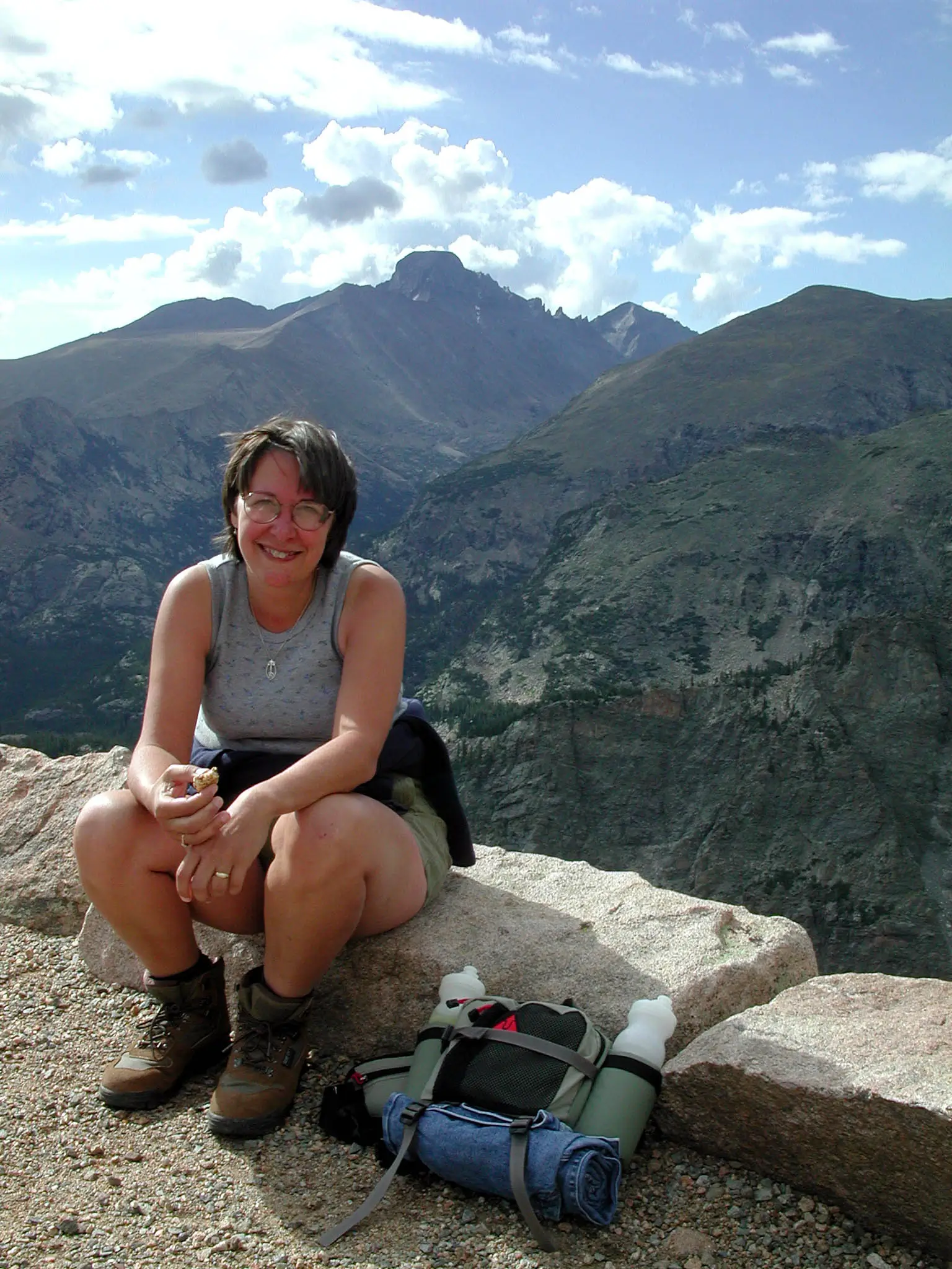 Diane Goddard in the Rockies