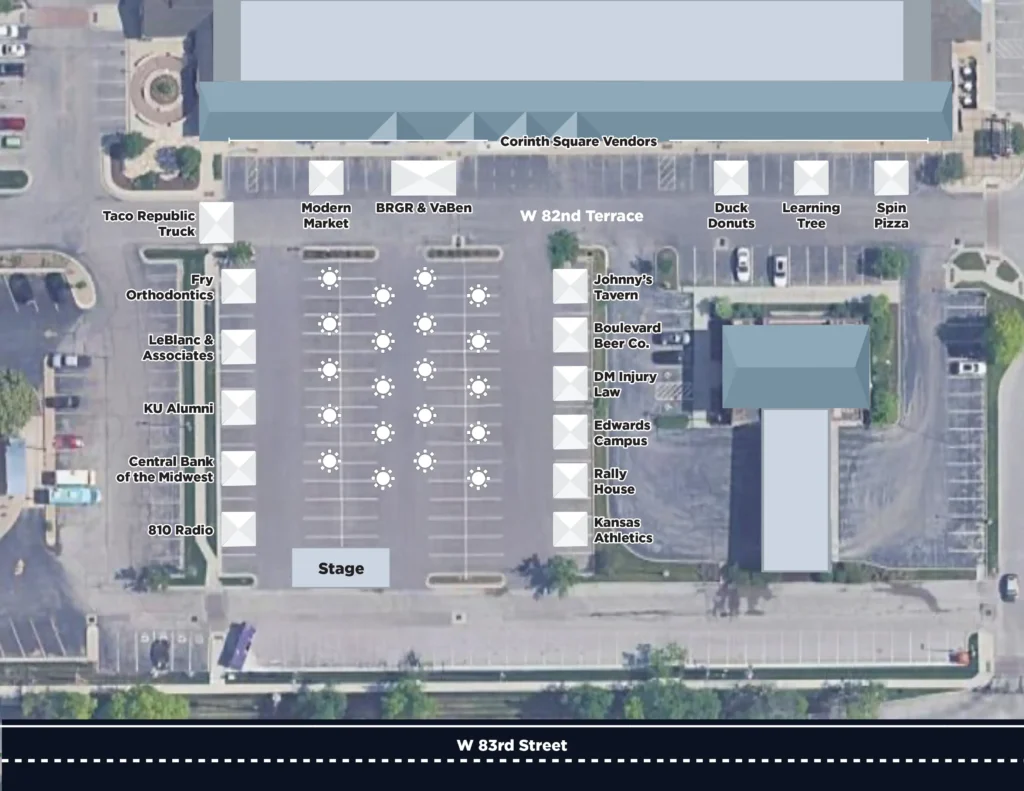 Corinth Square vendor map