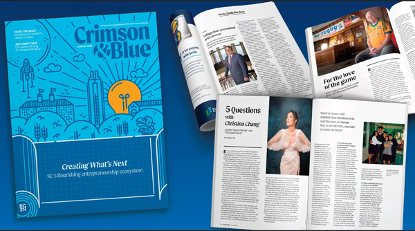 Crimson & Blue magazine
